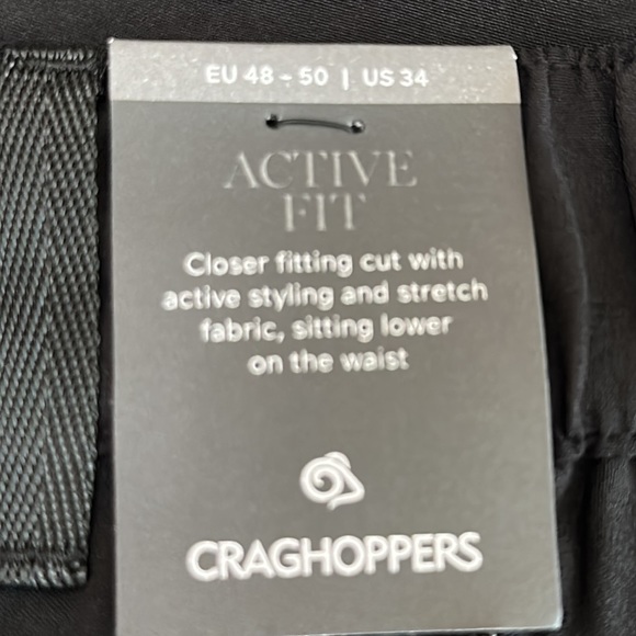 Craghoppers KIWI PRO TROUSER - Black - Picture 11 of 16